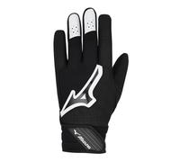 Mizuno Finch Adult Softball Batting Glove, Black/White, Medium