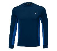Mizuno G-Style Long Sleeve Crew Neck 2.0 Estate Blue - S Size: Small