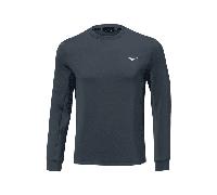 Mizuno G-Style Long Sleeve Crew Neck 2.0 Lava Smoke - XL Size: XL