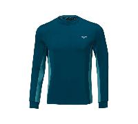 Mizuno G-Style Long Sleeve Crew Neck 2.0 Sailor Blue - XL Size: XL