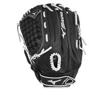 Mizuno GPSL1250F3 Prospect Select Series Fastpitch Softball Glove 12.5", Left Hand Throw, Black/White Tartan Flex Web