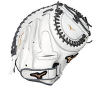 Mizuno Catcher's Mitt MVP Prime GXS50PF4W 34" Fastpitch - Right Hand Throw - White-Grey