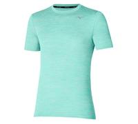 Mizuno Impulse Core SS Tee for Men - Lightweight Running T-Shirt in Eggshell Blue