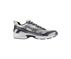 Mizuno - Lifestyle shoes - S.L.MXR Snow White/Silver/Graystone for Men in Leather - Size 10 UK - Purple Purple 10 UK