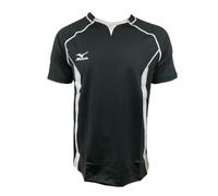 Mizuno Mens Adults Takeshi Rugby Football Gym Training T-Shirt Top Tee (UK, Alpha, M, Regular, Regular, Black)