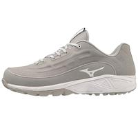 Mizuno Men's Ambition 3 Bb Low as Baseball Cleats, Grey/White, 13 UK