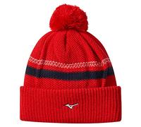 Mizuno Mens Breath Thermo Beanie Hat - Red - One Size