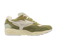 (4 UK, Green/White) Mizuno Mens Contender Sportstyle Suede Shoes