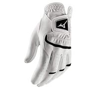 Mizuno Mens G19 Elite Leather Golf Glove - White - ML