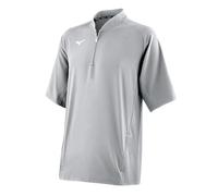 Mizuno Men's Gametime Short Sleeve Hitting Jacket, Grey, XL
