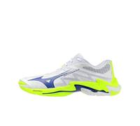 Mizuno Men's Indoor Wave Lightning Elite Shoes White Fabric