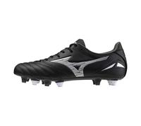 Mizuno Mens IV Mix Soft Ground Football Boots Rugby Black/Silver 10.5