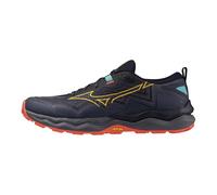 Mizuno Mens Men's Wave Daichi 9 Trail Running Shoe, Baritone Blue-citrus, 10.5
