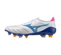 Mizuno Mens Morelia Neo IV Adults Soft Ground Rugby Boots White/Turquase/Pink 11