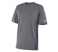 Mizuno Men's Nxt Short Sleeve Tee T-Shirt, Grey, X-Large
