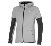 Mizuno Men's RB Sweat Hoodie Training, Gray/Black, S