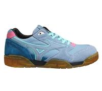 Mizuno Men's Sport Style Court Select x Sayhello Low Lace Up Trainers in Blue | Size: 5 Mizuno Blue 5