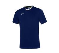 MIZUNO Men's Tee T-Shirt, Navy/White, M