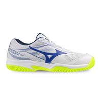 Mizuno Men's Tennis Shoes Break Shot 5 CC Code 61GC2525-20 White, White Blue Yellow, 10 UK