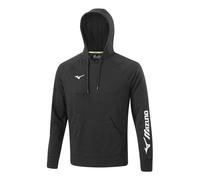 Mizuno Mens Terrycloth Hoodie (Black) - Size Medium
