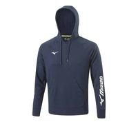 Mizuno Mens Terrycloth Hoodie - Navy - Navy - L