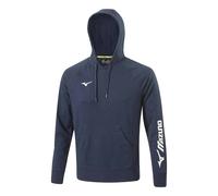 Mizuno Mens Terrycloth Hoodie - Navy - Navy - S