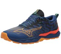 Mizuno Men's Wave Daichi 8 Running Shoe, Estate Blue-Apricot, 8 UK