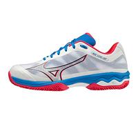 Mizuno Men's Wave Exceed Light Padel Paddle Shoes, White Operared Peace Blue, 6 UK
