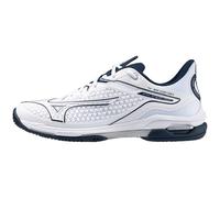 Mizuno Men's Wave Exceed Tour 6 Cc Tennis Shoe, White/Dress Blue, 7 UK
