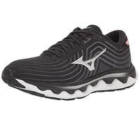 Mizuno Men's Wave Horizon 6 Sneaker, Black and Silver, 10.5 UK
