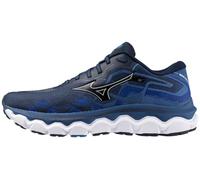Mizuno Mens Wave Horizon 7 Running Shoe, Dress Blue/Silver, 9 UK