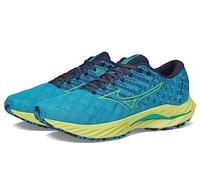 Mizuno Men's Wave Inspire 19 Running Shoe, Jet Blue/Bolt, 9.5