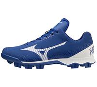 Mizuno Men's Wave Lightrevo Baseball Shoe, Royal-white, 12
