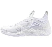 Mizuno Men's Wave Momentum 3 Men's Volleyball Shoe, White and Silver, 9.5 UK