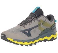 Mizuno Men's Wave Mujin 9 Running Shoe, Ghost Grey-Ombre Blue, 11