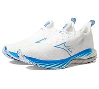 Mizuno Men's Wave Neo Wind Running Shoe, Undyed Wht-Peace Blue, Undyed Wht-Peace Blue, 11 US
