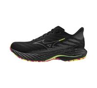 Mizuno Men's Wave Rider 28 Running Shoe, Black-pink Tetra, 10.5 UK