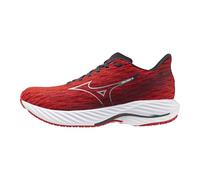 Mizuno Mens Wave Rider 28 Running Shoe, High Risk Red-White, 12 UK