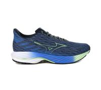 Mizuno Men's Wave Rider 28 Vintage Indigo/Neon Mint Running Shoes 411456.8Z4S...