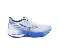Mizuno Men's Wave Rider 28 Running Shoe, White-estate Blue, 11.5