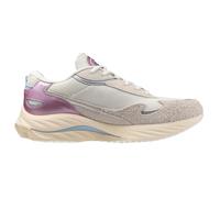 (7 UK, White Sand/Gold/Sky Blue) Mizuno Mens Wave Rider Beta Sportstyle Suede Trainers