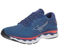 Mizuno Men's Wave Sky 6 Running Shoe, Turkish Sea/White, 11 UK