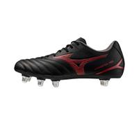 Mizuno Monarcida Neo III Rugby Si Unisex Adult Rugby Shoes, Black Red, 13 UK