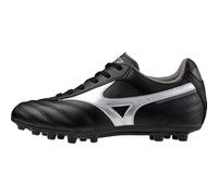 Mizuno Morelia II Club AG Men's Football Boots Suitable for Synthetic Grass, Black Silver, 9.5 UK