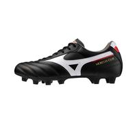 Mizuno Morelia II Club, Men's Football Boots, Black White Red, 10 UK