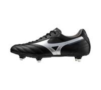 Mizuno Morelia II Club Si Football Boots for Wet Terrain, Black, 12 UK