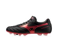 Mizuno Morelia II Pro FG P1GA2506 Men's Football Boots, black red, 11 UK