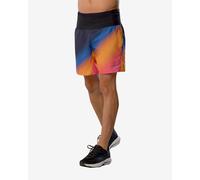 Mizuno Multi Pocket Short 7inch Shorts Dark Blue Orange - S