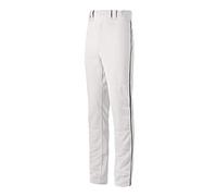 Mizuno Premier Pro Piped G2 Pants, White/Black, Medium
