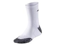 Mizuno Premium Tennis Comfort Socks Unisex Socks - White/Grey, Small